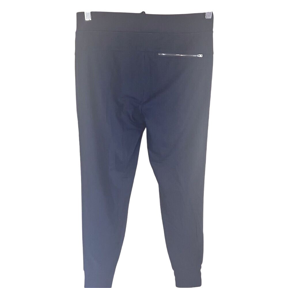 Athleta Mid Town Ankle Women's Jogger Pants Size Small Tall Black Activewear - Picture 4 of 7
